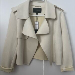 Banana Republic Women's Cream Trench Coat